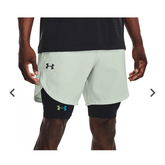 Under Armour Men's 2XL XXL Stretch Woven Short Green 1351667-592 - Picture 3 of 7